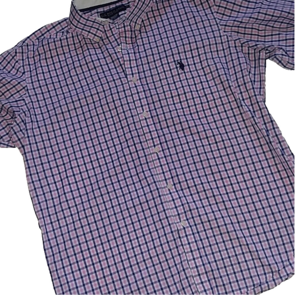 U. S.  Polo Assn.  Button Check Shirt XL